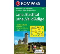 Carta escursionistica n. 054. Lana 1:25.000: Wanderkarte mit Aktiv Guide, Radrouten und Skitouren. Mit Panorama. GPS-genau. Dt. /Ital.