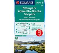Carta escursionistica n. 070. Parco Naturale Adamello, Brenta 1:40.000. Ediz. italiana, tedesca e inglese: Wandelkaart 1:40 000