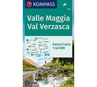 Carta escursionistica n. 110. Valle Maggia, val Verzasca 1:40.000: Wandelkaart 1:40 000