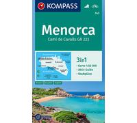Carta escursionistica n. 243. Menorca 1:50.000 - 2018 - Kompass