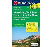 Carta escursionistica n. 2472 - Marsciano, Todi, Terni, Amelia, Narni, 1:50.000: Wandelkaart 1:50 000