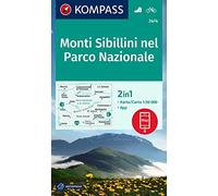 Carta escursionistica n. 2474 Monti Sibillini nel Parco Nazionale 1:50.000. Con App: markierte Wanderwege, Hütten, Radrouten