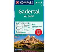 Carta escursionistica n. 51. Val Badia. Ediz. multilingue: 3in1 Wanderkarte, mit Aktiv Guide inklusive Karte zur offline Verwendung in der KOMPASS-App. Fahrradfahren. Skitouren.