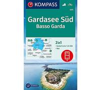 Carta escursionistica n. 695. Gardasee Süd, Basso Garda. Ediz. multilingue: 3in1 Wanderkarte inklusive Karte zur offline Verwendung in der KOMPASS-App. Fahrradfahren. Skitouren. Langlaufen.
