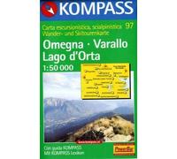 Carta escursionistica n. 97. Omegna, Varallo, Lago d'Orta 1:50.000