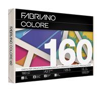 carta fabriano colore - a3 - 160 gr - colori tenui avorio - fabriano - conf. 125 fogli
