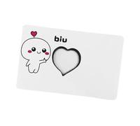 Carta "Flick the Heart", biglietto magico d'amore facile da usare un trucco magico per lanciare il tote rosso romantico con cuori bianchi, trucchi magici