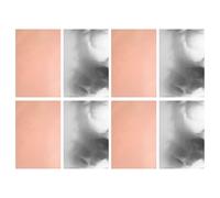 Carta Foil,8 Pezzi 0,07 mm Materiale da Artigianato | Ampie Lamine Metalliche per Embossing,Progetti Artistici Natale Compleanno Riparazione Statue Casa Donne Principianti