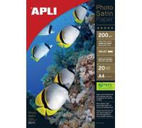 Carta fotografica Apli Photosatin A4 200g 20 fogli