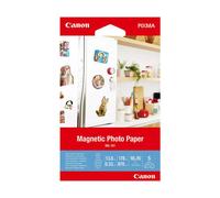 ORIGINALE Canon Carta Bianco 3634C002 MG-101 A6 Carta fotografica magnetica 10 x 15 cm 5 fogli 670 g/m?.