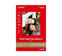 Canon Photo Paper Plus Glossy PP-201 2311B021, 275 g/m2, A3+, 20pz, lucido, getto d'inchiostro, bianco, carta fotografica