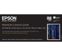 Carta fotografica Epson Premium Canvas Satin, in rotoli da 60, 96cm (24") x 12, 19m. [C13S041847]