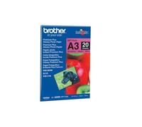 Carta fotografica Glossy Premium Plus Brother BP71GA3 A3 260 g/m² 20 fogli
