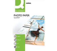 Carta fotografica Inkjet Q-Connect A4 bianco 180 g/m² lucida conf. da 20 - KF01103