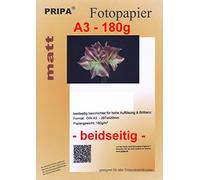 Carta fotografica - opaca - 180g-50Blatt- A3 - beidseitig