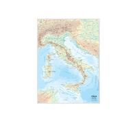 Carta geografica Italia - scolastica - murale - Belletti
