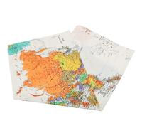 Carta Geografica Mondo Cartina Da Parete Arredamento Muro Retrò Sospeso