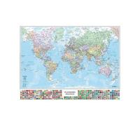 Carta Geografica Murale Belletti - 131x97 cm - M09PL/07 (Mondo)