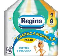 Carta Igienica 3 Veli 48 Rotoli Profumata alla Camomilla