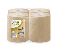 CARTA IGIENICA ECOLOGICA LUCART JUMBO MINI 150 MT BOBINE ROTOLI 12 CONFEZ.