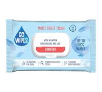 Carta igienica GOWIPES Comfort Moist/ 98% acqua/Dermatologicamente testata/pH neutro/Biodegradabile/ 44 pezzi/Flip-Top/Ipoallergenica/Per bambini e adulti