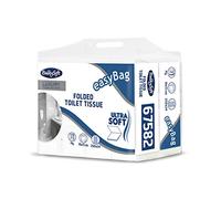 Carta igienica intercalata Bulky Soft 67582, 2 veli, Easybag (confezione da 6000 fogli)