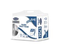 Carta igienica interfogliata EasyBag - 15,5 gr - strappo 11x19 cm - Bulkysoft -