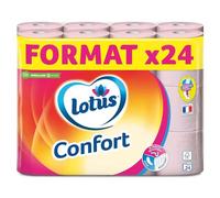 Carta igienica Lotus Comfort Rosa 24 rotoli - Offerta Speciale