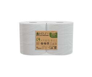 Carta igienica MaxiJumbo Simplify - 2 veli - 15 gr - goffratura micro - 1305 str