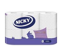 Carta igienica Nicky Supreme 6 rotoli 3 strati