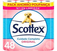 Carta igienica SCOTTEX Cura completa Confezione originale da 2 strati 48 rotoli