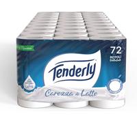 Carta Igienica Tenderly Carezza di Latte - 72 Maxi Rotoli
