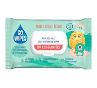 Carta igienica umida GOWIPES per bambini e adolescenti/ 44 pezzi/pH neutro/dermatologicamente testata/biodegradabile/con tappo a scatto/ingredienti naturali/ipoallergenica