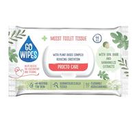 Carta igienica umida GOWIPES “Procto Care”/ per pelli sensibili/dermatologicamente testata/biodegradabile/ 44 pezzi/chiusura flip-top/ipoallergenica/adatta alle emorroidi/flip-top
