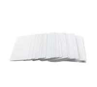 Carta in PVC stampabile a getto d'inchiostro bianca semplice bianca CR80 Carta d'identità in plastica impermeabile Biglietto da visita compatibile con le a getto d'inchiostro(114 86mm--100piece)