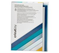 Carta insertabile Cricut Joy Blue Lagoon Foil Transfer A2 8 pezzi