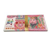 Carta Joss - Tempio Anhnengeld - 100 banconote di benedizione con milioni di valore per la pulizia delle tombe, cerimonie, tradizione, funerale, festival di Qingming, festival dei fantasmi