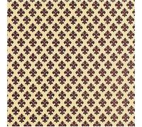 Carta lavabile Rex 58 in rotolo Rex Sadoch Fantasie: giglio marrone X33X5-770