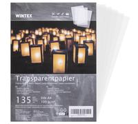 Carta Lucida A4 per Disegno Tecnico 135 Fogli Lucidi A4 Trasparenti da 100 g/m²