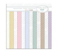 Carta modello 24 pezzi colorati rotondi puntini di carta forniture di decorazione per diario album fotografico decorazione scrapbooking
