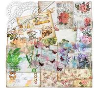 Carta modello vintage Carta per scrapbooking Carta decorativa Carta per decoupage Single-sided Vari disegni Nessuna ripetizione per la creazione di biglietti Art Craft Collage (Christy)