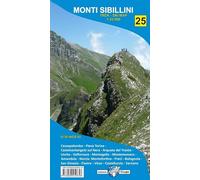 Carta Monti Sibillini. Mappa escursionistica scala 1:25000