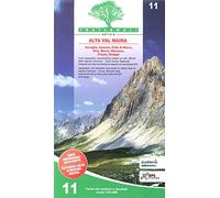 Carta n. 11. Alta valle Varaita, alta valle Maira. Carta dei sentieri e stradale 1:25.000 [Lingua inglese]