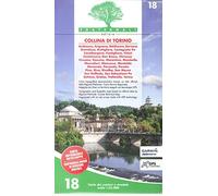 Carta n. 18. Collina di Torino. Carta dei sentieri e stradale 1:25.000