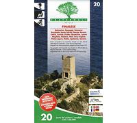 Carta n. 20. Finalese. Carta dei sentieri e stradale 1:25.000. La copertina può variare