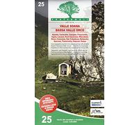 Carta n. 25. Valle Soana, Bassa Valle Orco. Carta dei sentieri e stradale 1:25.000. Adatto a GPS