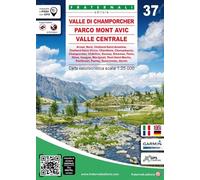 Carta n. 37. Valle di Champorcher, Parco Mont Avic, Valle Centrale
