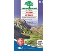 Carta n. 50.3. Val Maira, Grana, Stura e Gesso. Carta dei sentieri e stradale 1:50.000