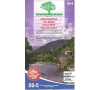 Carta n. 50-5. Gran Paradiso, Val Soana, Valle Orco, Valli di Lanzo 1:50.000