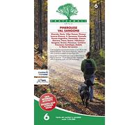 Carta n. 6. Pinerolese e val Sangone. Carta dei sentieri e stradale 1:25.000